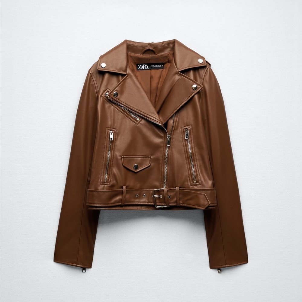 Zara Leather Jacket Small